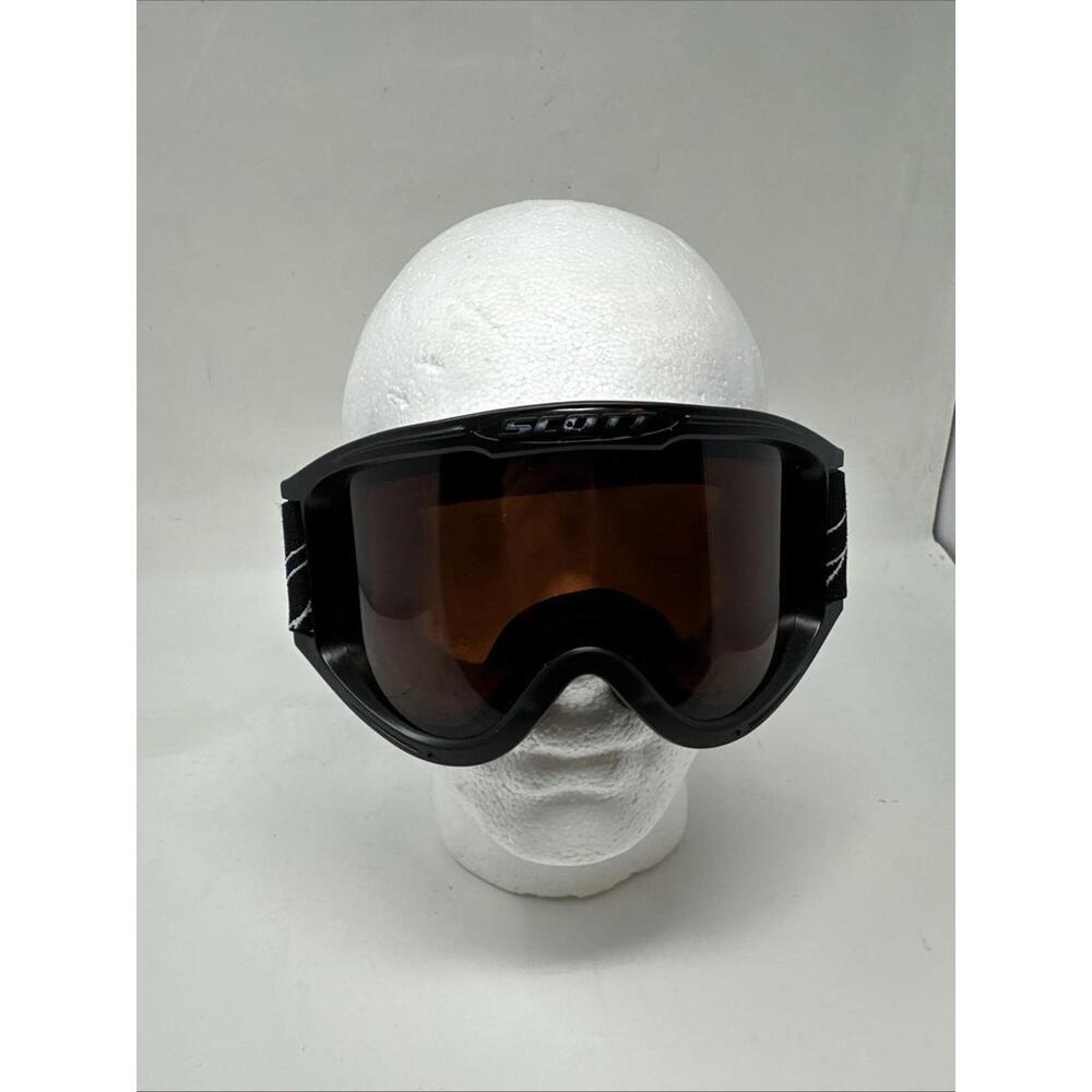 Vintage Black Scott Goggles Adult Skiing Snowboarding Motocross Snowmobile ATV